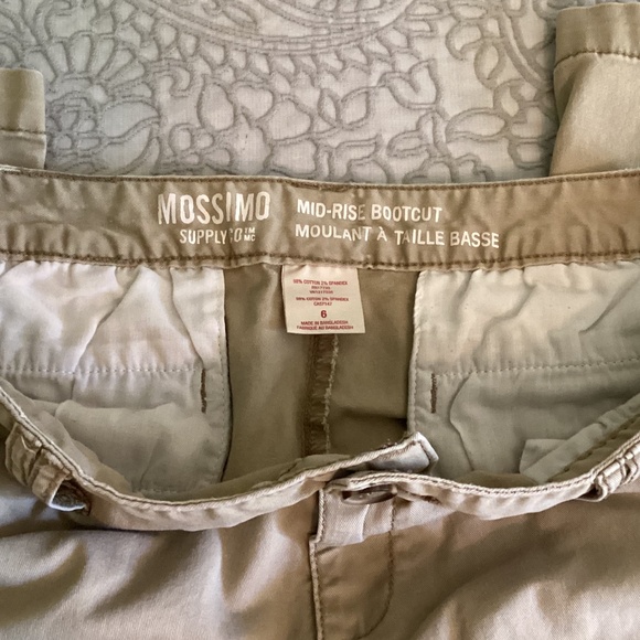 Mossimo mid rise bootcut khakis - Picture 3 of 5